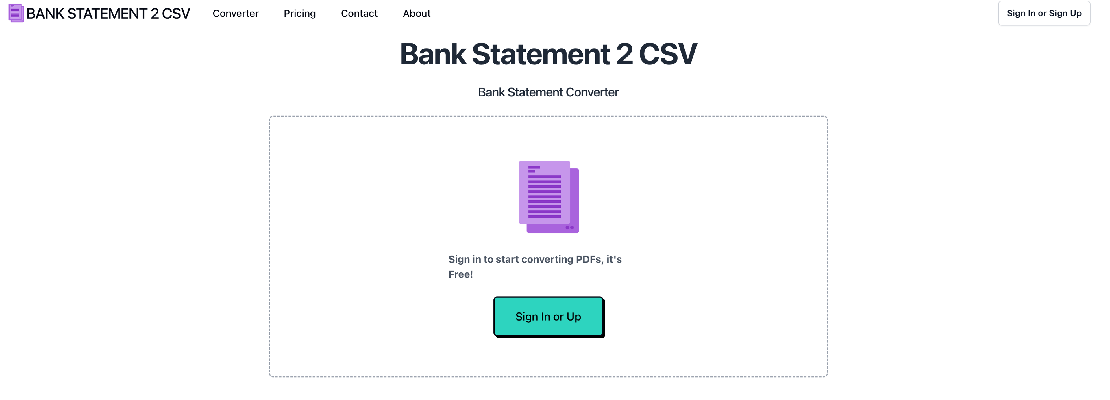 Cover Image for Bank Statements To CSV Website Converter Generates $500+ Per Month