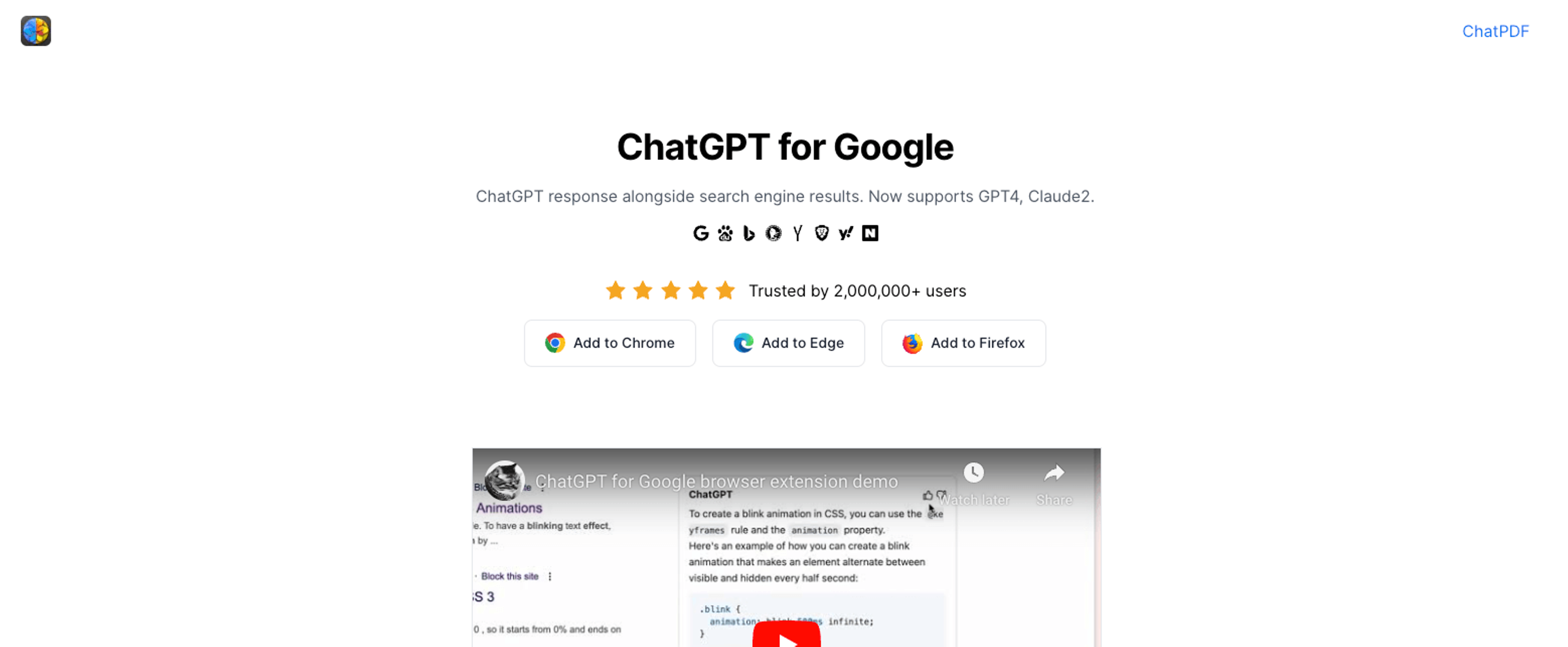 Cover Image for Chrome Extension That Displays ChatGPT Results In Google Generates $500+ Per Month