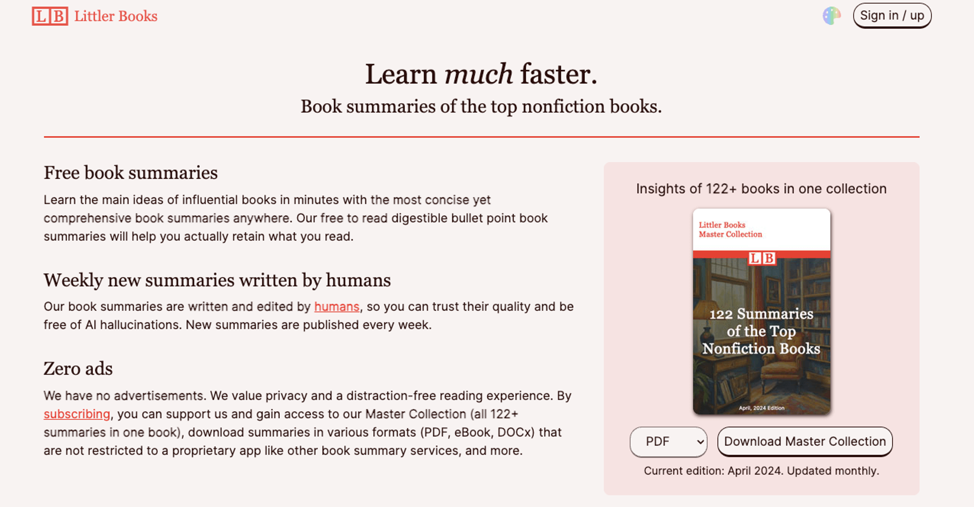 Cover Image for Non-Fiction Book Summary Blog Generates $500+ Per Month