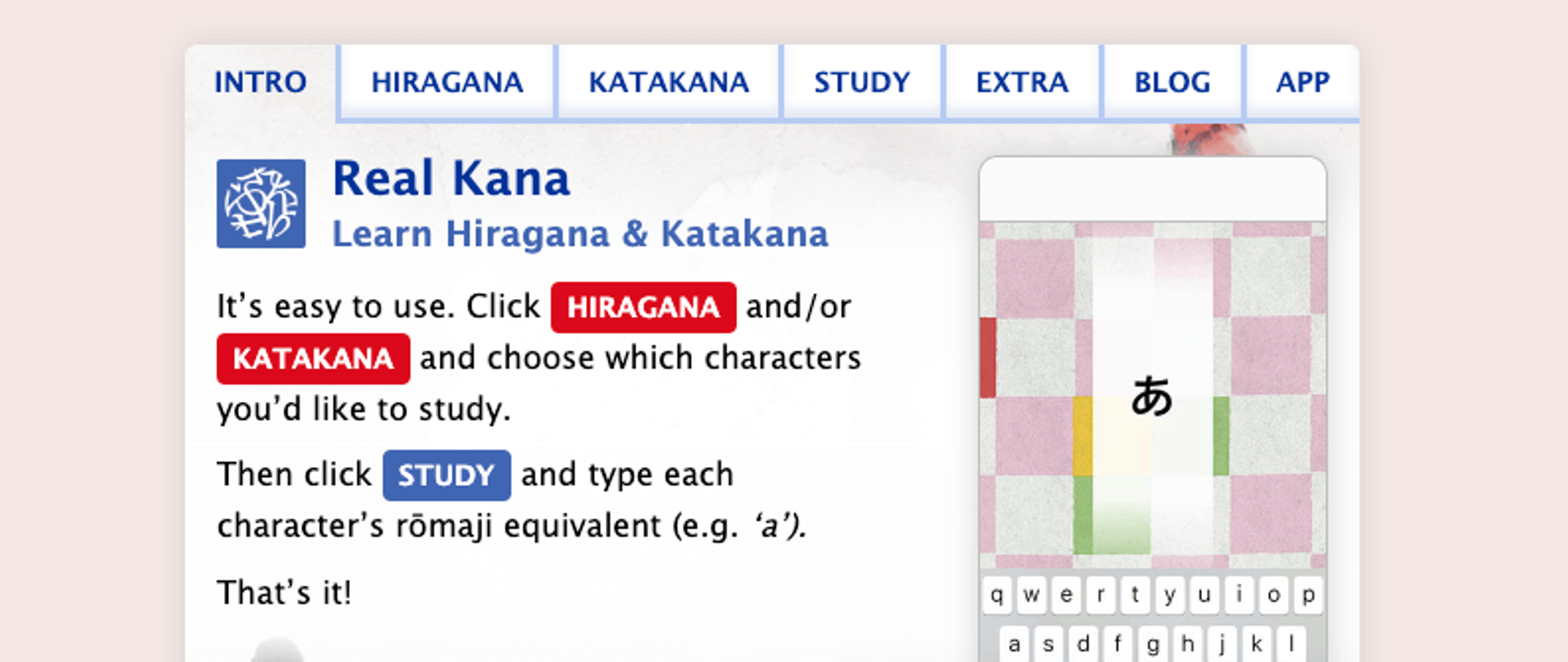 Cover Image for Mobile app to learn Japanese characters generates $500+ per month