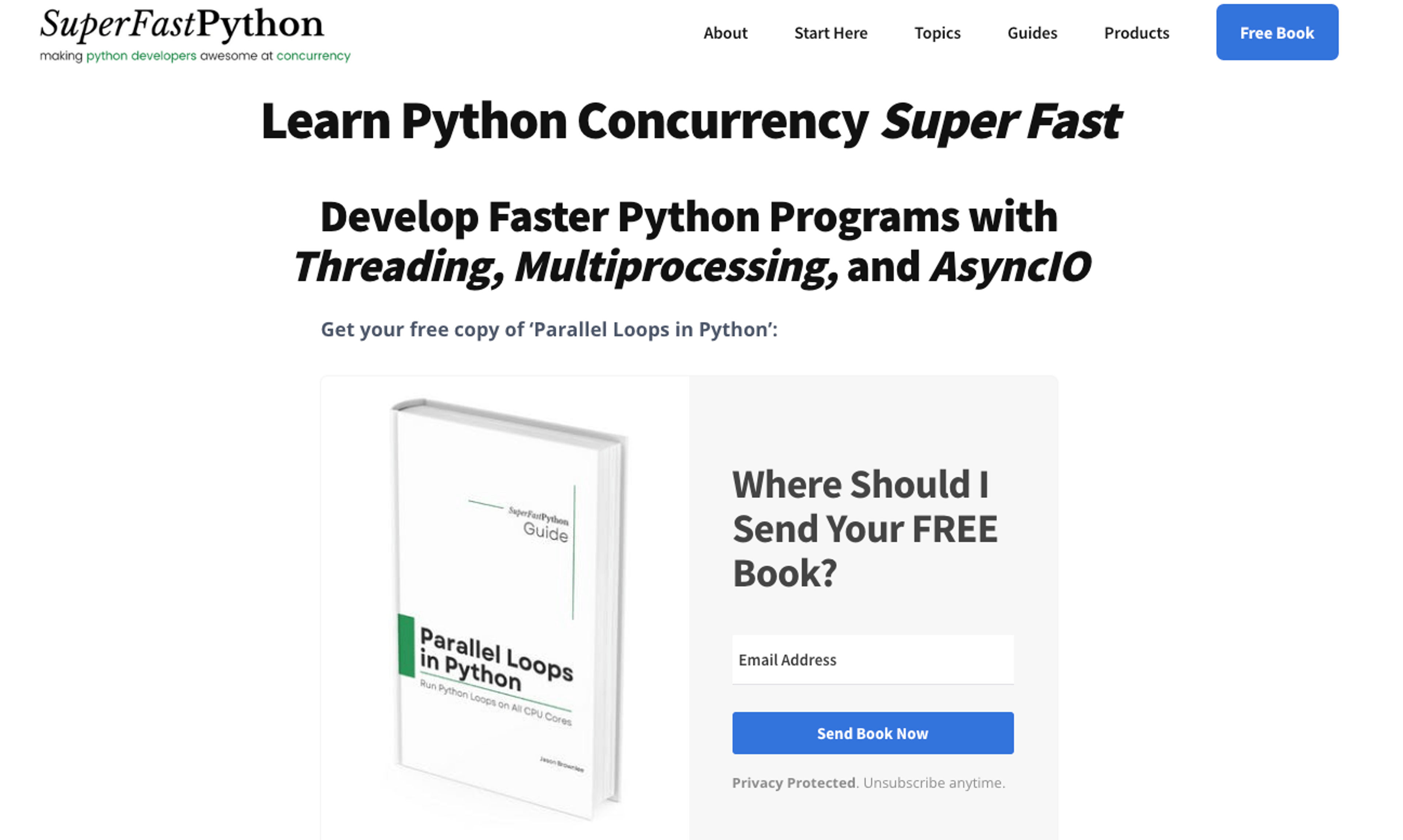 Cover Image for eBooks Teaching Python Concurrency Generates $2K+ Per Month