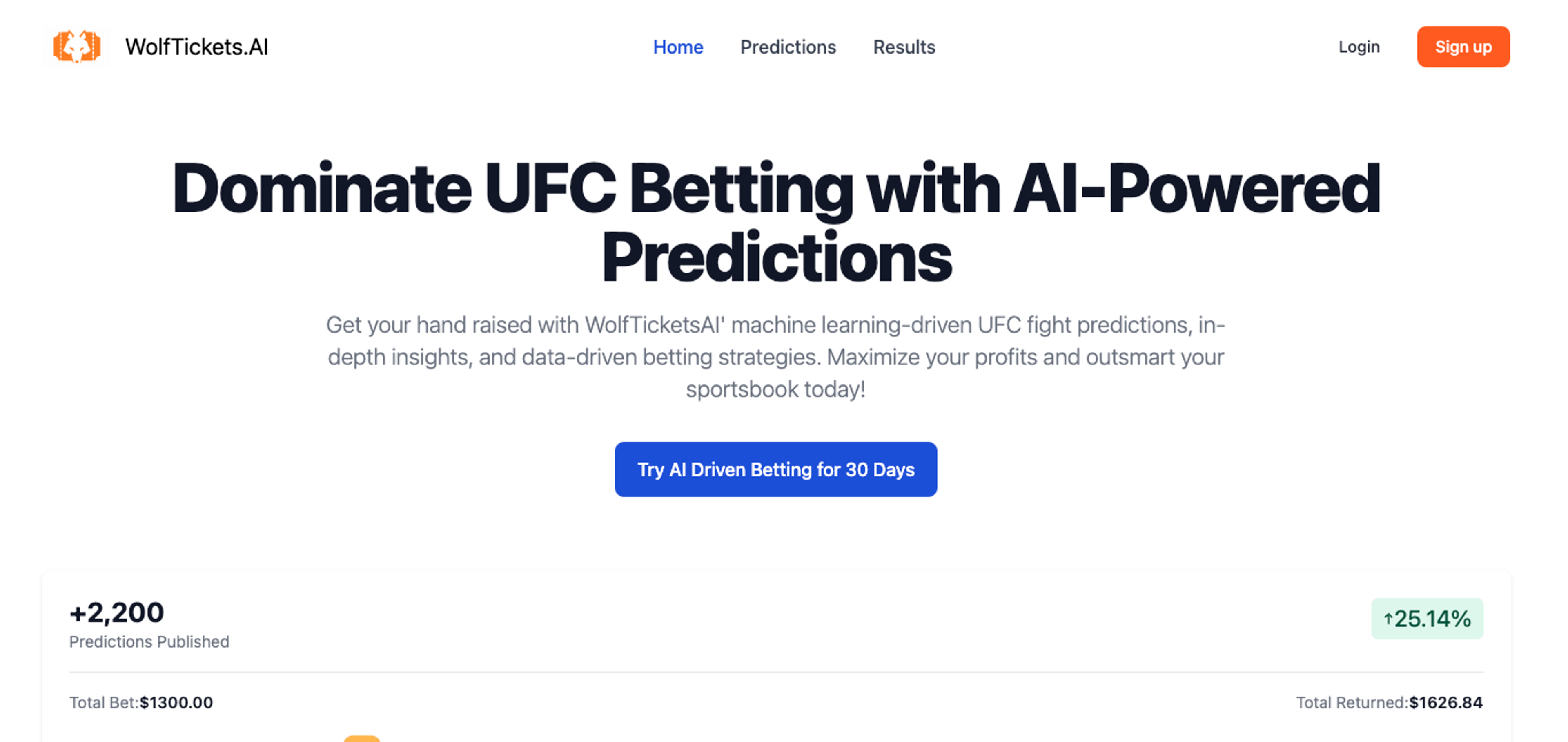 Cover Image for AI-Powered UFC Betting Predictor Generates $1.6K+ Per Month